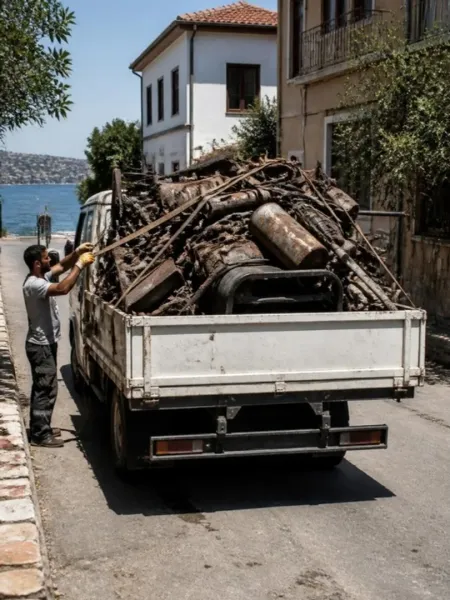 Yüklenmiş teslim aracı
